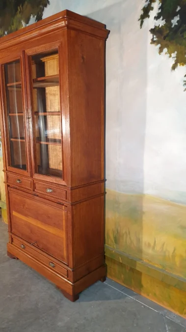 NINETEENTH CENTURY BUREAU BOOKCASE