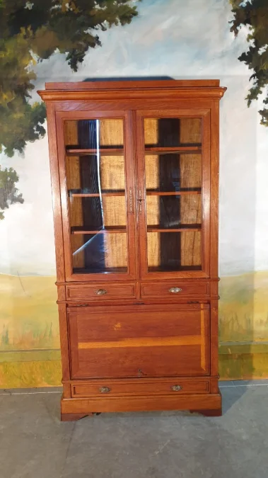 NINETEENTH CENTURY BUREAU BOOKCASE