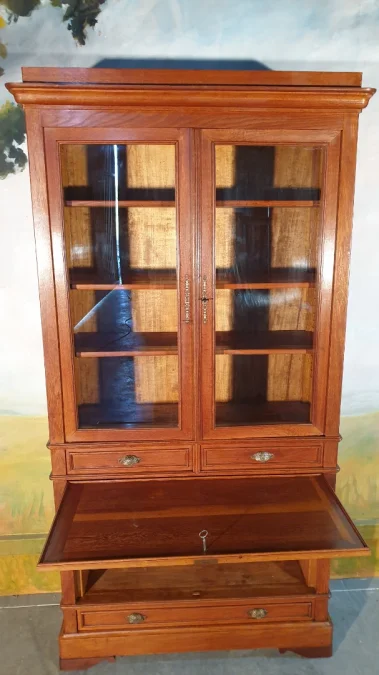 NINETEENTH CENTURY BUREAU BOOKCASE