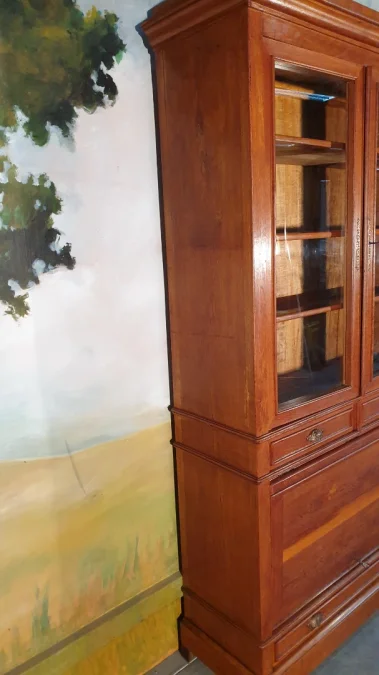 NINETEENTH CENTURY BUREAU BOOKCASE