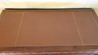 Bureau en chêne style Louis XIII époque XIX ème