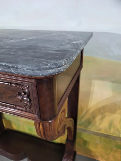Console en acajou époque Restauration