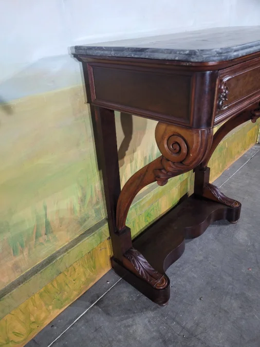 Console en acajou époque Restauration