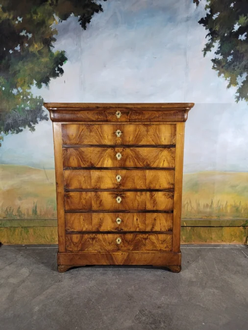 semainier, grande commode époque Louis Philippe