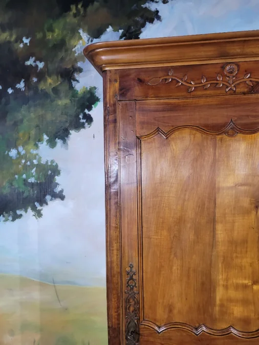 Bonnetière Louis Xv en merisier