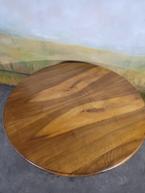 Table à ceinture à rallonge en noyer