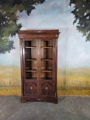 petite bibliothèque en acajou Napoléon  III