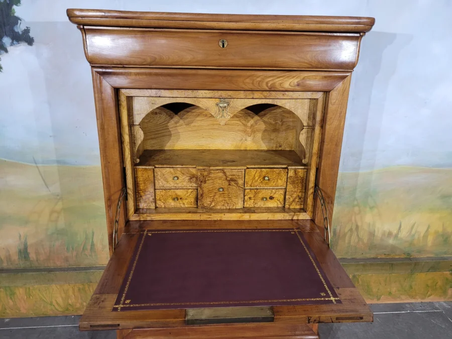Secrétaire Louis Philippe en merisier