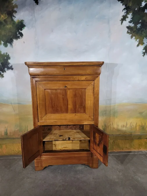 Secrétaire Louis Philippe en merisier