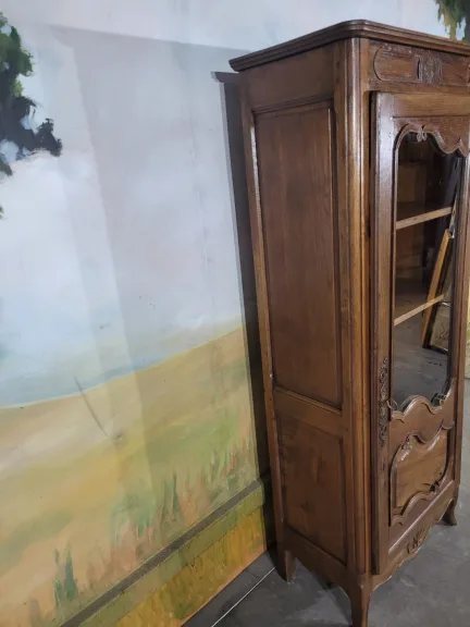 Vetrina in rovere ad una porta — Ottimo stato