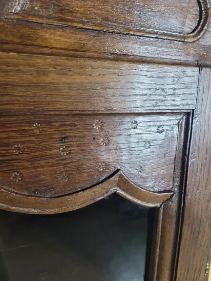 Vetrina in rovere ad una porta — Ottimo stato