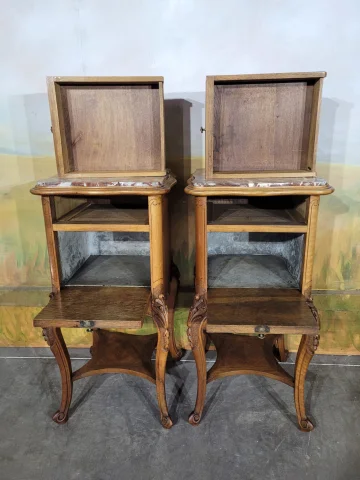 Pair of Louis XV Style Bedside Tables — Very good condition