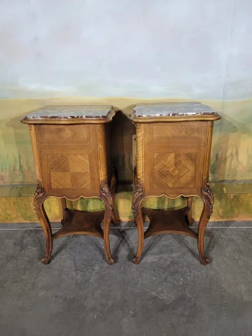 Pair of Louis XV Style Bedside Tables — Very good condition