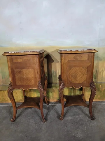 Pair of Louis XV Style Bedside Tables — Very good condition