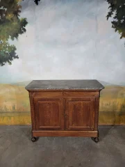 Buffet en acajou et marbre