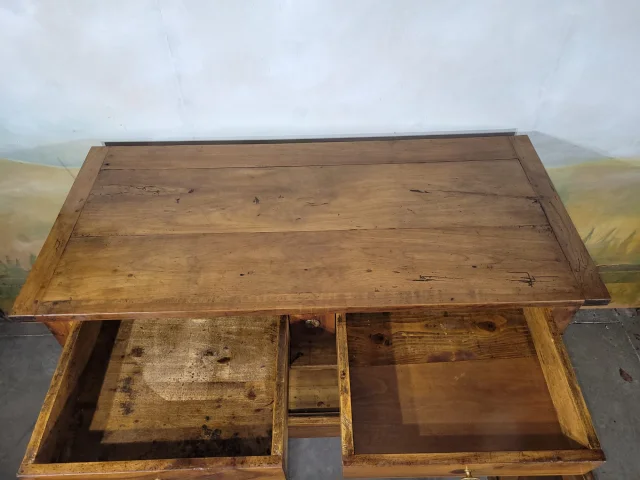 Low sideboard, Empire period, walnut — Very good condition