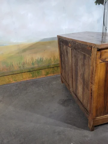Low sideboard, Empire period, walnut — Very good condition