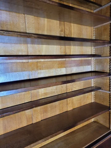 Große Bibliothek aus Mahagoni, Restauration-Zeit — Sehr guter Zustand