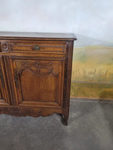Laag eiken dressoir — Zeer goede staat