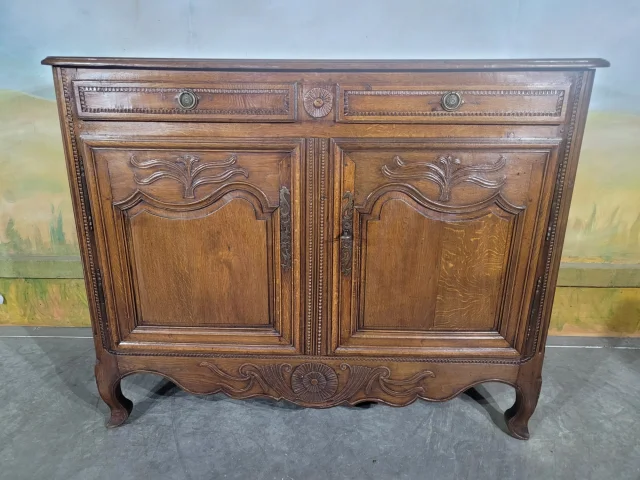 Laag eiken dressoir — Zeer goede staat