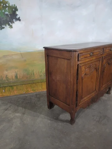 Laag eiken dressoir — Zeer goede staat