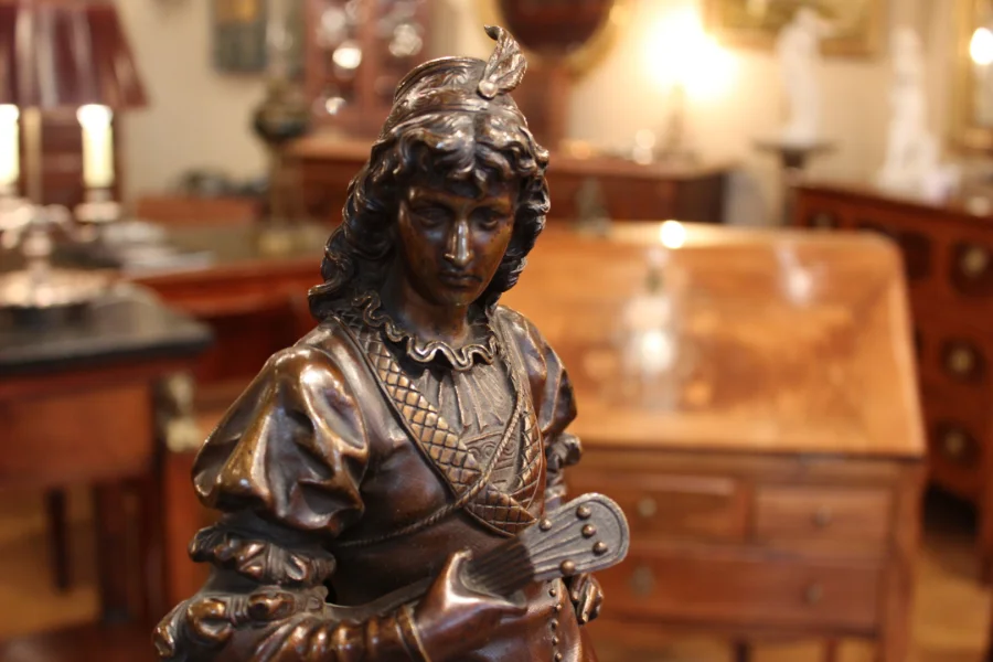 BRONZE FIGURE BY BOURET