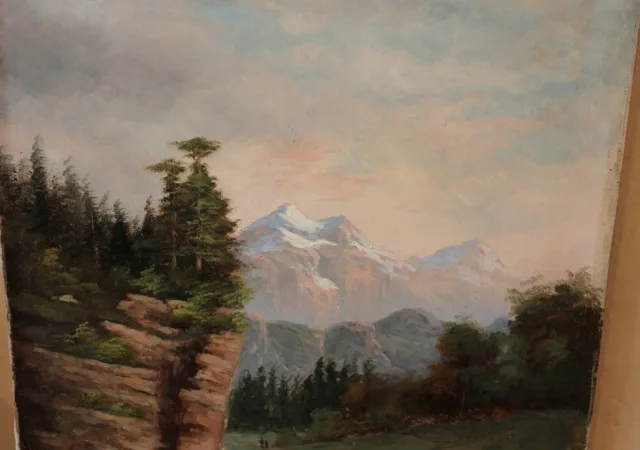 PAIIR OF OIL ON CANVAS SIGNED C. BOUTE