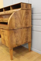 FRENCH RESTAURATION PERIOD CYLINDER TOP DESK