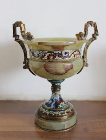 NAVOLEON III PERIOD ONYX DISH