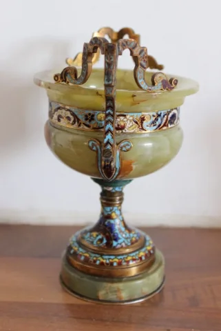 NAVOLEON III PERIOD ONYX DISH