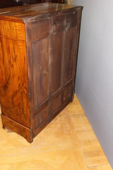 Cartonnier d'époque Restauration en noyer