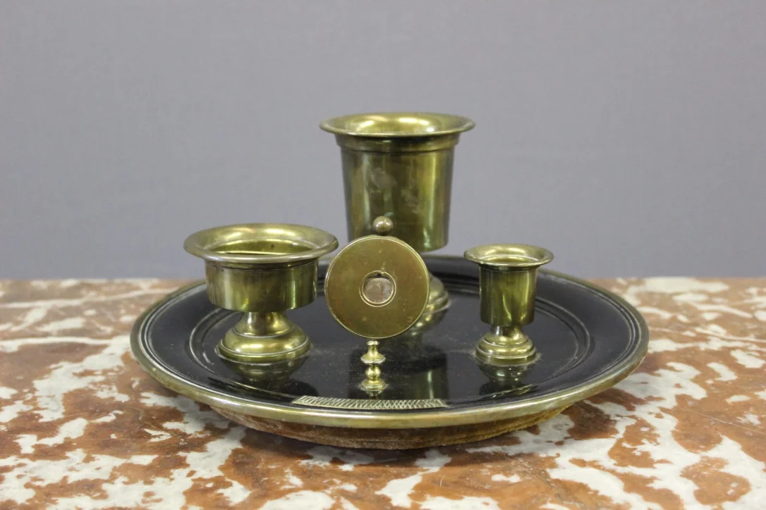 NAPOLEON III PERIOD SMOKER'S SET