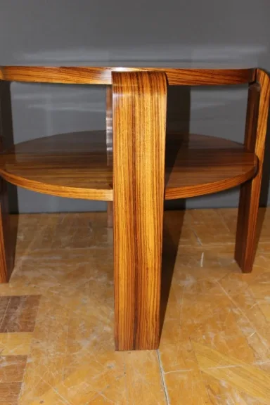 Guéridon d'époque art déco en palissandre