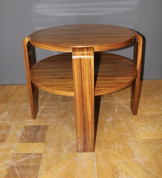 Guéridon d'époque art déco en palissandre