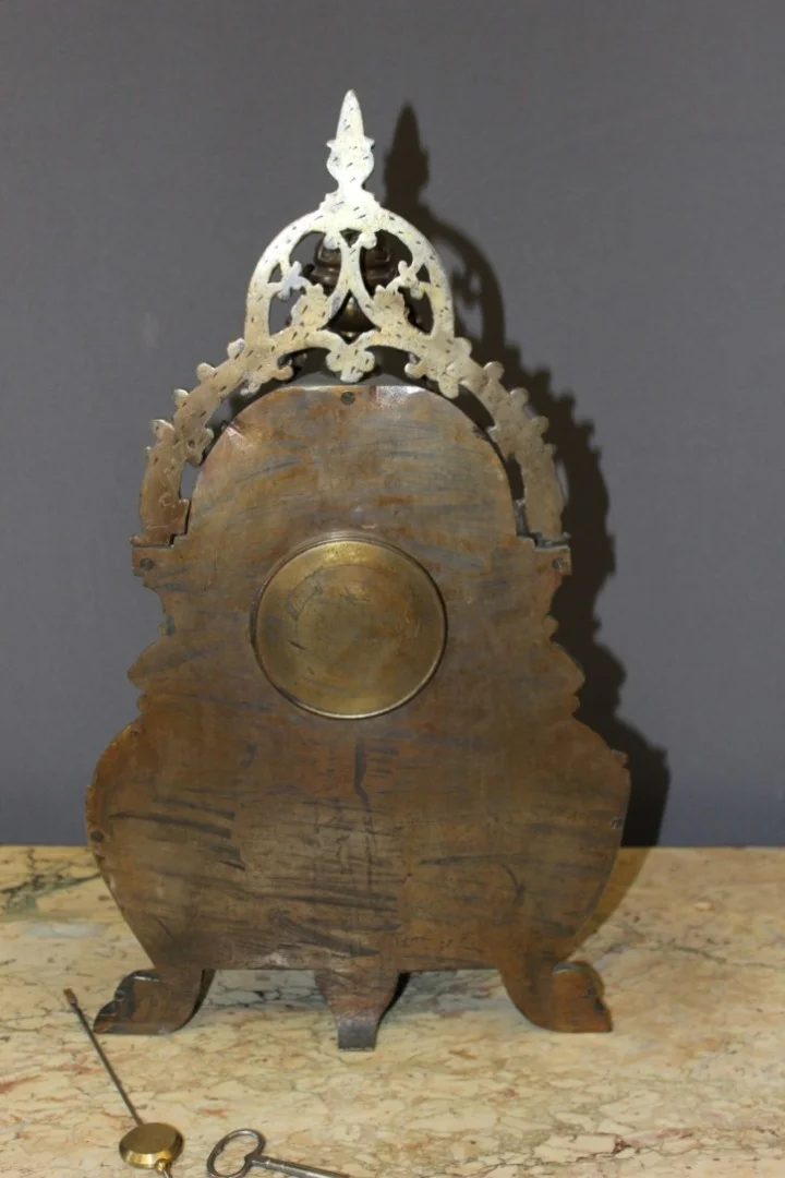 Pendule en bronze d'époque Napoléon III
