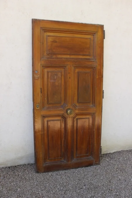 Porte d'entrée en noyer XIX