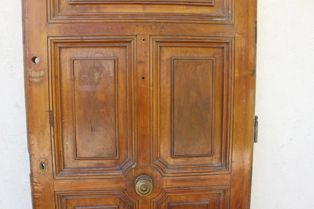 Entrance Door In Walnut XIX