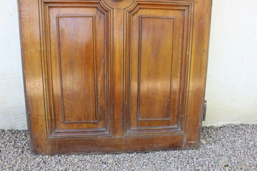 Porte d'entrée en noyer XIX