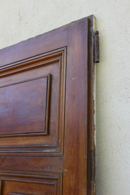 Porte d'entrée en noyer XIX