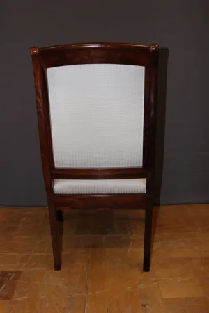 Pair Of Charles X Period Armchairs In Marquetry
