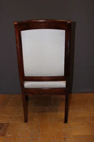 Pair Of Charles X Period Armchairs In Marquetry