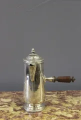 Louis XVI Style Chocolatière In Silver Metal