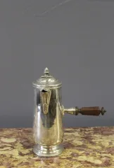 Louis XVI Style Chocolatière In Silver Metal