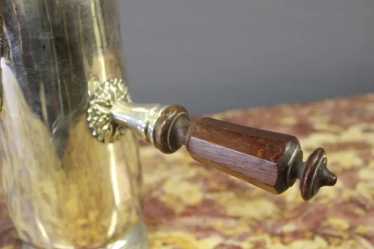 Louis XVI Style Chocolatière In Silver Metal