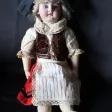 Porcelain Head Doll S & C Number 7