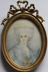 MINIATURE ON IVORY
