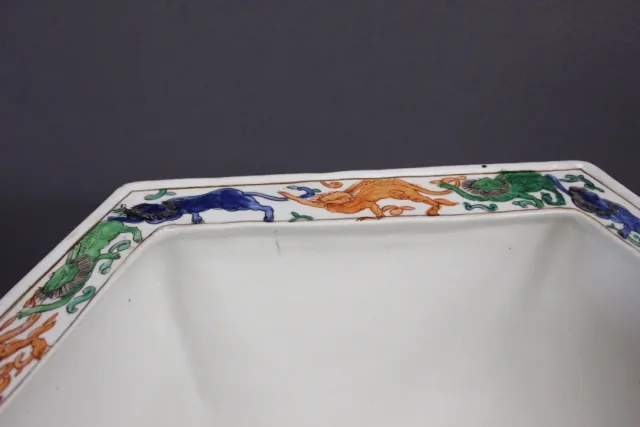 Sanson Porcelain Cache Pot End XIX