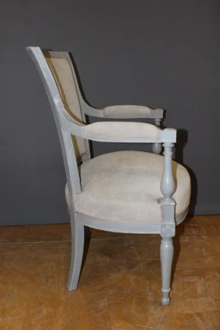 PAAR FRANZÖSISCHER DIRECTOIRE PERIOD ARMCHAIRS