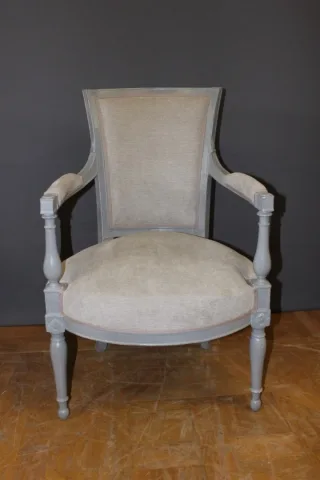 PAAR FRANZÖSISCHER DIRECTOIRE PERIOD ARMCHAIRS