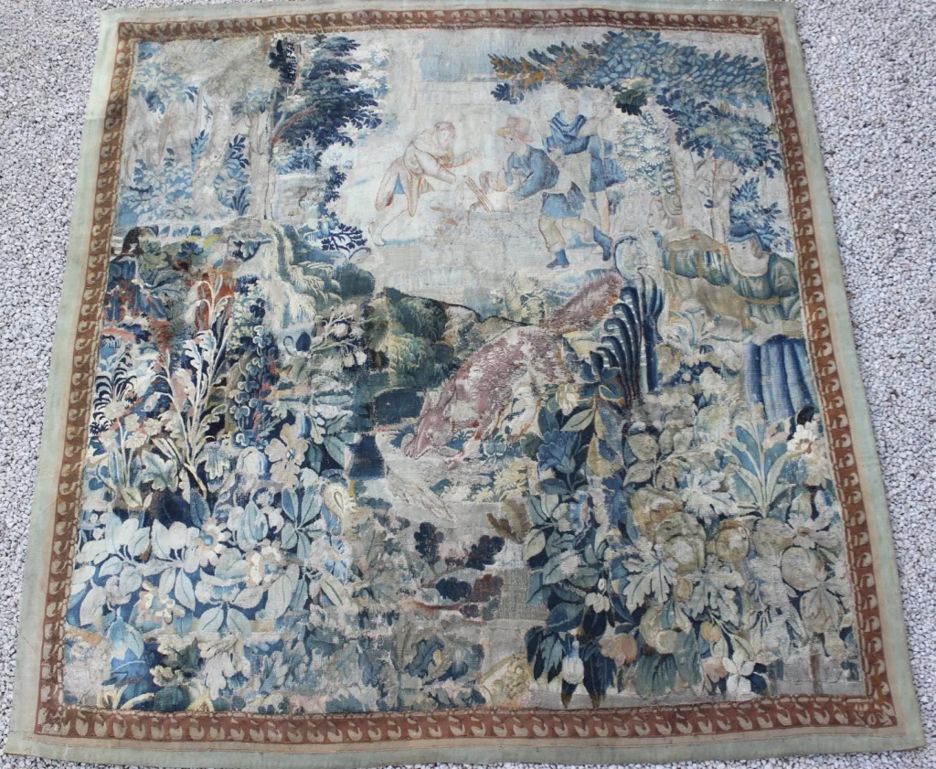 Tapisserie Flandres XVIII La chasse au renard